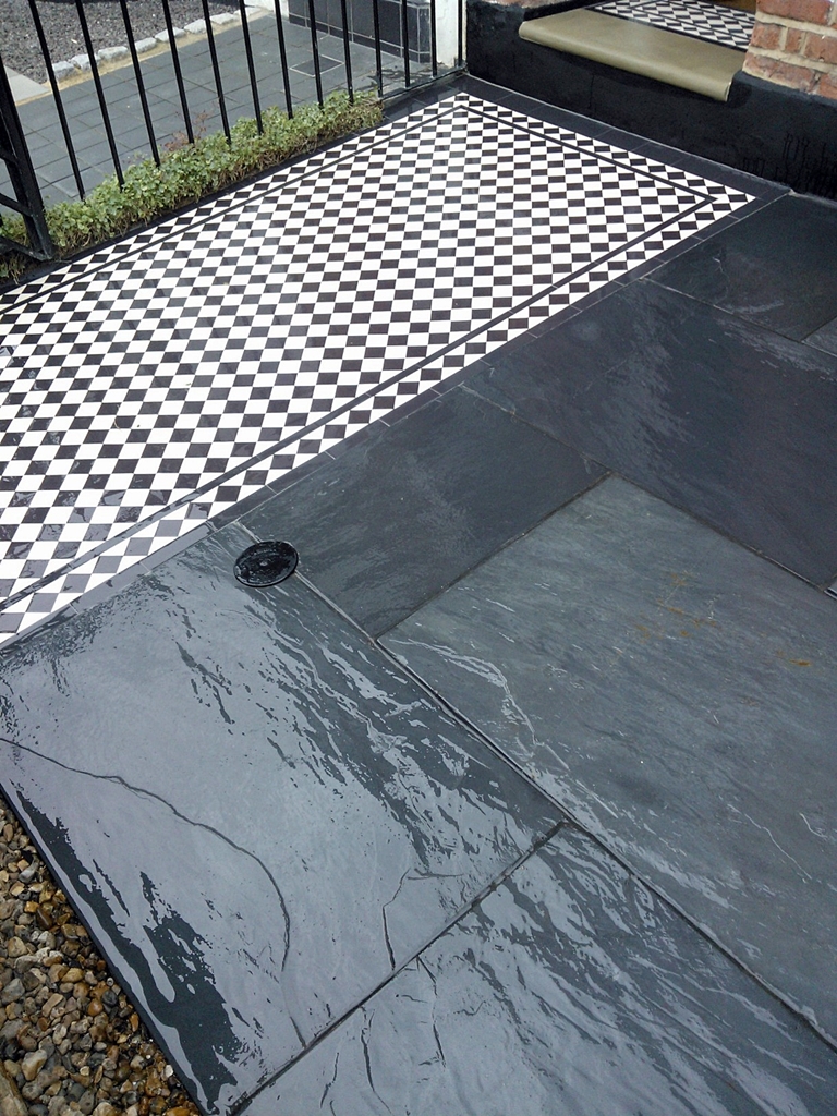 black-and-white-victorian-mosaic-tile-path-with-diamond-border-and-slate-paving-blackheath-london.jpg