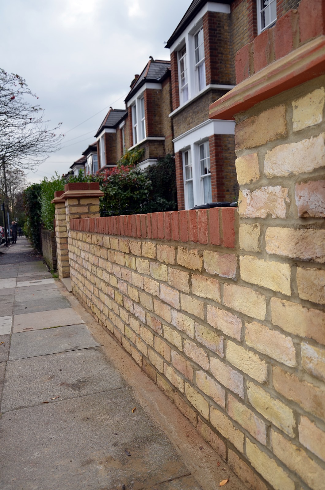 brick wall blackheath catford lea yellow stock imperial london victorian mosaic tile path garden paving front (4)