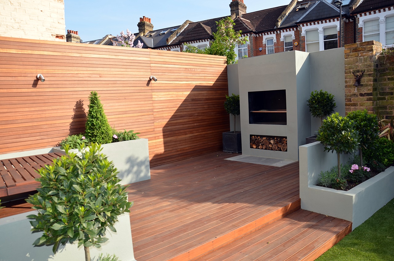 modern garden design putney fulham wimbledon london