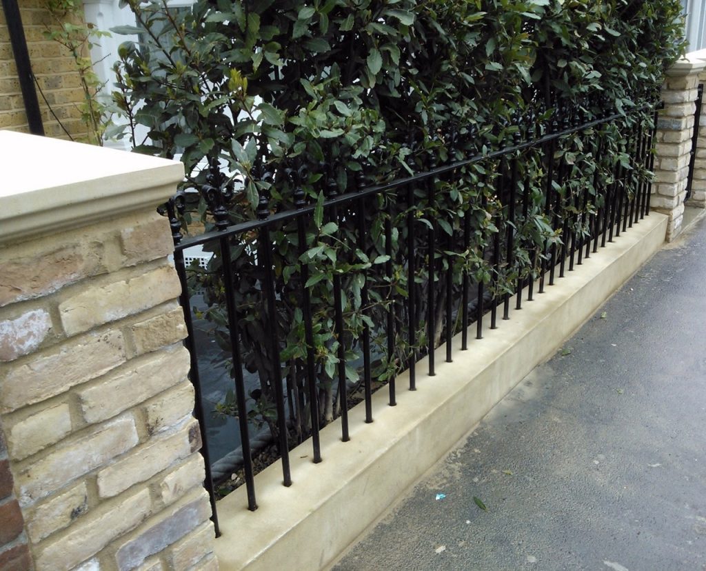 Rails Piers Front Garden Wall Builders Company London London Garden Blog